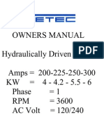 Getec Hydr. Welder Manual Hw225