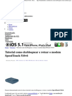 Tutorial Como Desbloquear e Rotear o Modem SpeedTouch 510v6 - Downloads, Drivers, Jailbreak de iOS, Notícias, SEO, Tutoriais