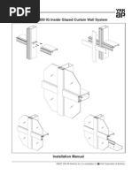 YHC 300 IG Inside Glazed Curtain Wall System