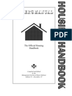 The Official Housing Handbook: Compiled and Edited by The Management Section of Rome Embassy Edition VI - December, 07