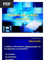 Diapositivas Bibliologia