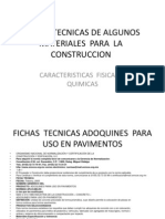 Fichas Tecnicas de Algunos Materiales