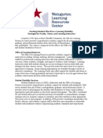 Teaching Students Who Have A Learning Disability: Strategies For Faculty, Tutors, and Learning Instructors