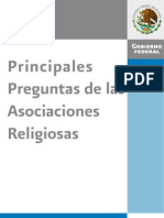 Principales Preguntas Asociaciones Religiosas MX