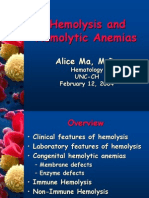 Hemolytic Anemia