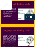 Language and Thinking Skills