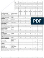 2nd Grade Daily Checklist