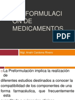 Preformulacion de Medicamentos