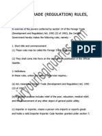 Foreign Trade (Regulation) Rules, 1993