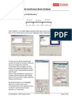 Lesson 2 - Simple Continuous Beam Analysis