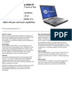 HP Elitebook 2760p Datasheet