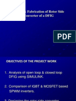 Design & Fabrication of Rotor Side Converter of A DFIG