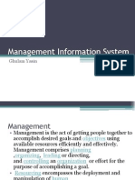 Management Information System: Ghulam Yasin