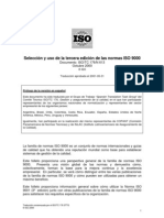 Selección y Uso de Las Normas ISO 9000 PDF