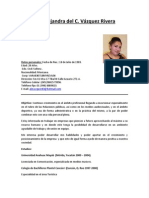 CV Lic. Alejandra Vázquez