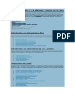 Sumario de Ejercicios Básicos y Complejos de Java