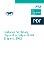 Statistics On Obesity Physical Activity and Diet England 2012