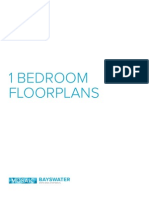 Bayswater Vancovuer 1 Bedroom Floorplans