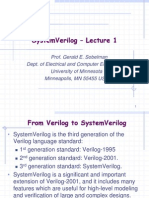 Systemverilog - Lecture 1