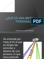 Qué Es Una Meta Personal