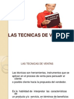 Tecnicas de Ventas