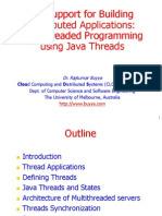 OS Support For Building Distributed Applications: Multithreaded Programming Using Java Threads