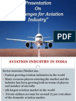 Aviation Industry and Its Challenges