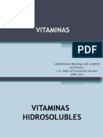 Vitaminas Hidrosolubles