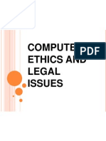 Computer Ethics and Legal Issues