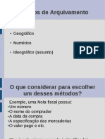 Métodos de Arquivamento em Construção