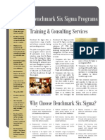 Benchmark Six Sigma Consulting Brochure