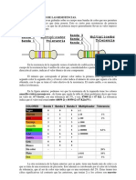 Codigo Colores Resistencias