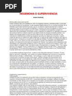 Hegemonia o Supervivencia PDF