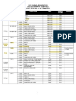 2012 G Ceo Timetable