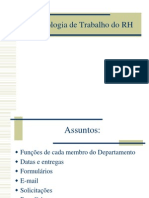 Metodologia de Trabalho Do RH