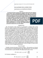 Kausel - Stiffness Matrix