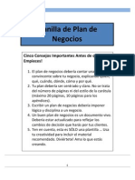 Planilla de Plan de Negocio