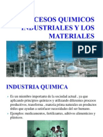 Procesos Quimicos Industriales y Los Materiales para Primeros Medios