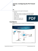 Lab Exercise-Configuring The PIX Firewall With PDM: Objectives