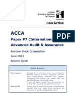 ACCA P7 Revision Mock June 2012 ANSWERS Version 4 FINAL at 5th May 2012