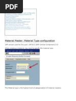 Sap Material Master