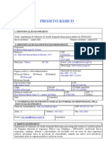 Projeto Básico e Plano de Trabalho GGIM - MODELO VITÓRIA