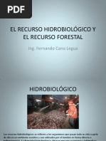 7 El Recurso Hidrobiológico y Forestal