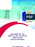 Types KCGG 122, 142, KCEG 112, 142, 152, 242 and KCEU 142, 242 Overcurrent Protection