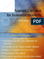 Applied Calculus For Business Students