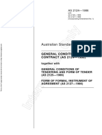 As 2124 2125 2127-1986 (Reference Use Only) General Conditions of Contract