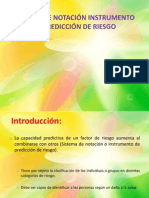 Sistema de Notación Instrumento de Predicción de Riesgo