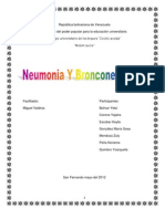 Neumonia y Bronconeumonia