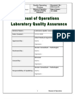 Lab QA Manual