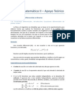 Analisis Matematico II - Ecuaciones Diferenciales 1